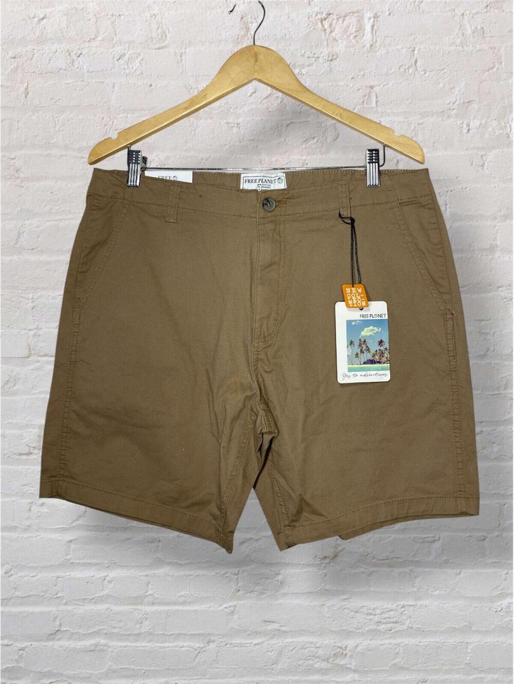 NWT Khaki Chino Shorts Summer Essential Minimal 32 Preppy Academia Normcore